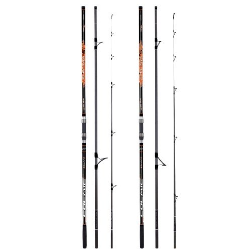 Colmic Electra 5 Fishing Rod in Three Sections 100/200 gr with Excellent Balance Colmic