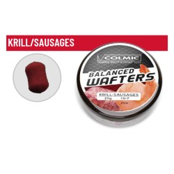 Colmic Balanced Wafters 25 gr Krill/Sausages Esche Morbide a Galleggiamento Bilanciamento 