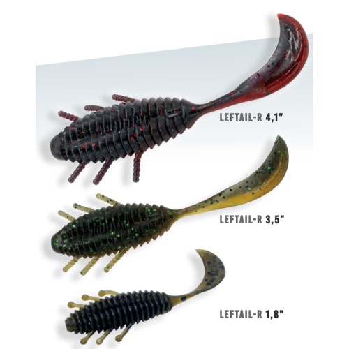 Herakles Leftail R Offer Silicone Lures For Spinning Fishing 8.7 cm 8pcs