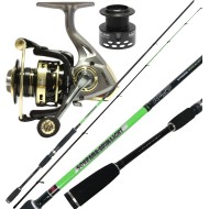 Kolpo Fishing Kit Feeder Carbon Rod Reel and Wire