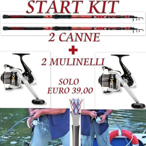 Kit Start Surfcasting Lineaeffe - Pescaloccasione