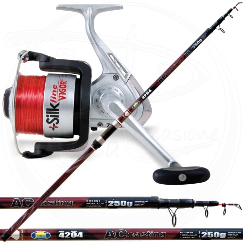 Kit Surfcasting AC Silk Line Lineaeffe - Pescaloccasione