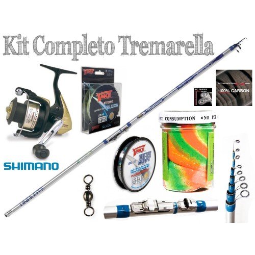 Kit Tremarella - Canna Mulinello Shimano e accessori Mulinelli shimano, Canne da Pesca Shimano