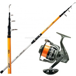 Combo Kolpo Surfcasting Fishing Rod 170g 4 m Reel and Wire