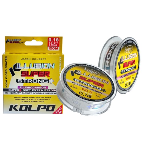Kolpo Fluorocarbon Killusion Super Strong+ 100 mt Kolpo - Pescaloccasione
