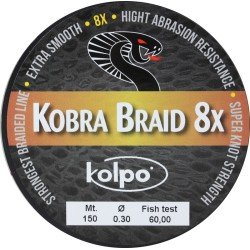 Braid 8 Strands braided Kobra Kolpo 150 mt