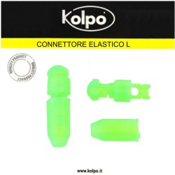 Elastic connector L Kolpo 2 PCs