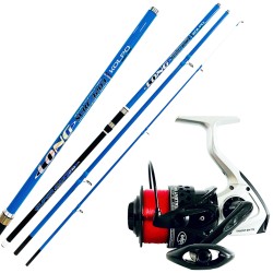 Kolpo Surfcasting Sea Fishing Kit with 4.20 m 230 g rod, reel and line