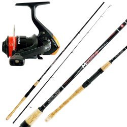 Combo Kit Spinning Rod + Reel Fishing Kolpo with Wire