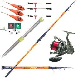 Sea fishing Kit Cane 420 reel small wire beams