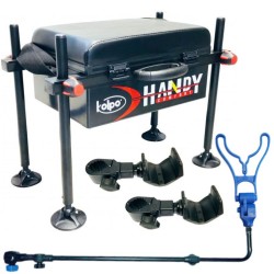Kolpo Handy Fishing Bench with Full Canne Feeder Arm Rest