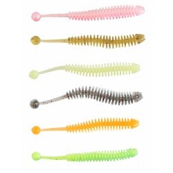 Kolpo Fluffy Artificial Silicone Flavored Shrimp and Fish 50 mm 1.1 gr 10 pcs