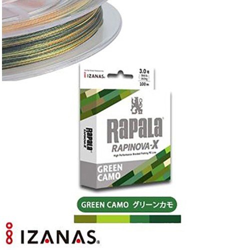 Rapala Rapinova Braid Green Camo 100 mt Rapala
