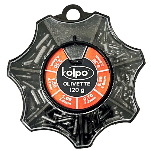 Kolpo Mascot Olivette Spaccate Styl Shot 6 Misure 120 gr Kolpo - Pescaloccasione