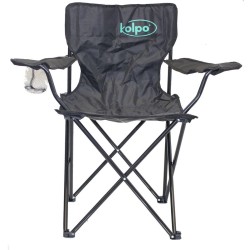 Director Chair Black with armrests Fishing Kolpo