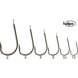 Kolpo fish hooks 1023 ni round wire