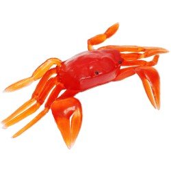 Kolpo Crab Red Orange Rubber Crab 8 cm