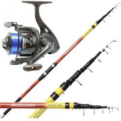 Boat Fishing Kit Carbon Rod 3 mt Reel with Wire