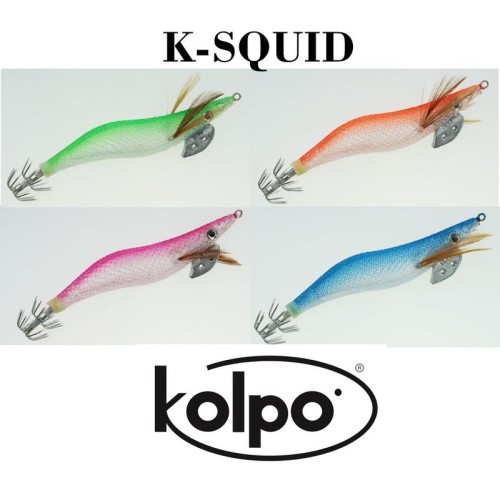 kit 4 Totanare in Seta Effetto Riflesso K-squid Kolpo Kolpo
