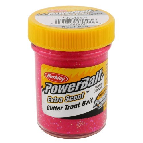 Berkley Powerbait Glitter Trout Bait Red Pastella per Trote Berkley