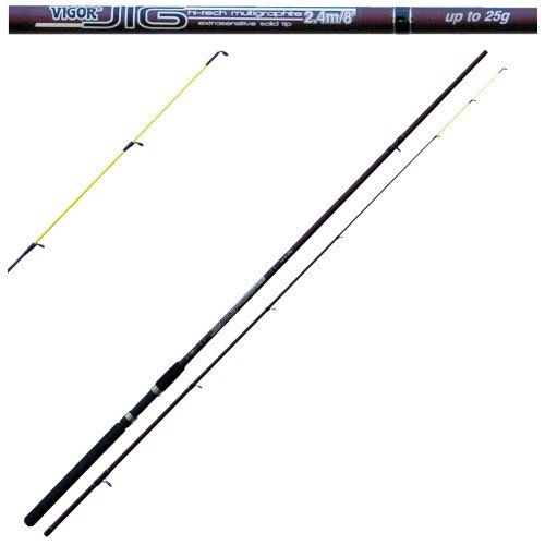 Lineaeffe Vigor Jig Fishing Rod Extra Sensitive Solid Tip Lineaeffe