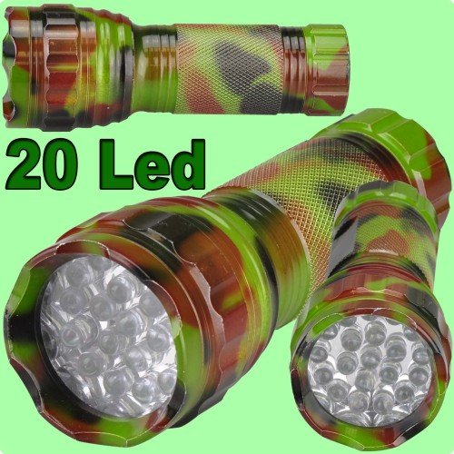 20 Led flashlight camouflage Kolpo