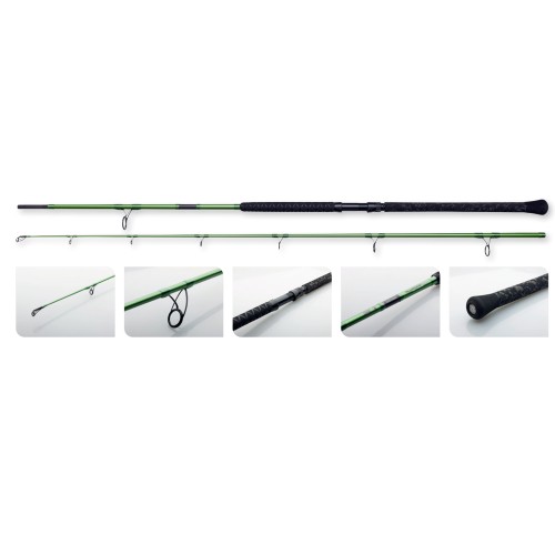MADCAT Green Heavy Allround Catfish Rods 2 Sections 100-300 gr Madcat - Pescalocasione