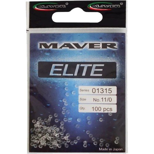 Maver Perline in Vetro Calibrate 0.60 mm 100 pz Maver - Pescaloccasione