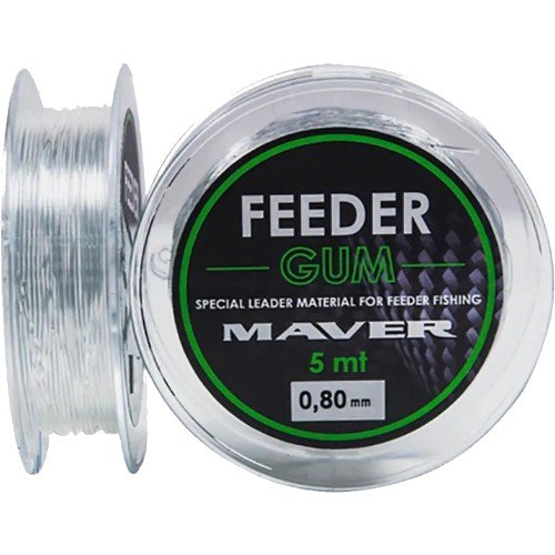 Maver Feeder Gum Filo Elastico per la Pesca a Feeder 5 mt Maver - Pescaloccasione