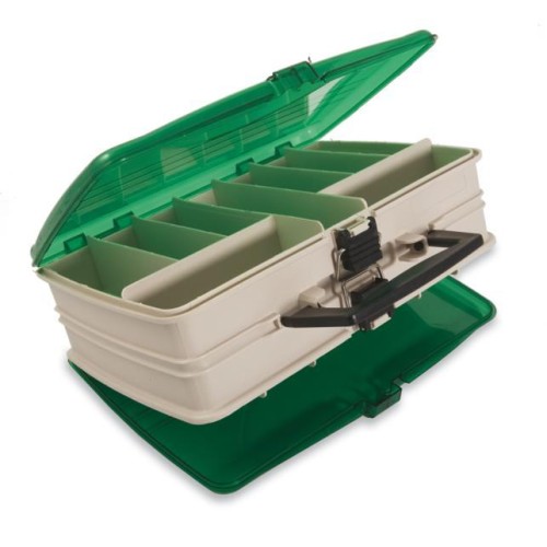 Case with two green lids Lineaeffe