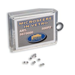 Microsfere in vetro 500 pezzi 0.8 mm