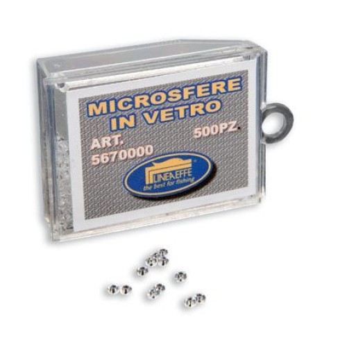 Microsfere in vetro 500 pezzi 0.8 mm Lineaeffe - Pescaloccasione