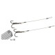 Mistrall Steel Wire with Anchor 2 pcs pack Mistrall - Pescaloccasione