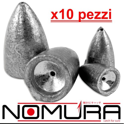 Nomura bullet sinkers piombo proiettile Nomura