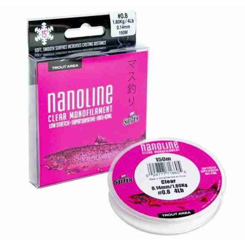 Sufix Nanoline Monowire Clear Micro Spoon and Trout Area Sufix