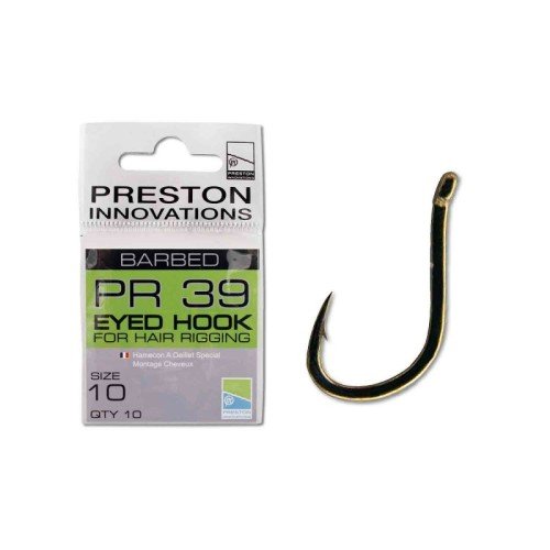Preston PR39 barbed fishing hooks Preston