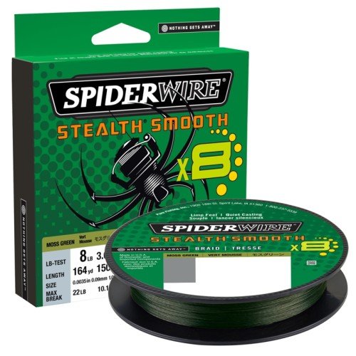 SpiderWire Stealth Smooth8 Trecciato 8 Filamenti Super Soffice Spiderwire
