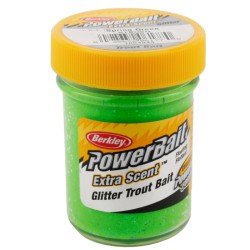 Berkley Powerbait Glitter Trout Bait Spring Green Trout Batter for Trout