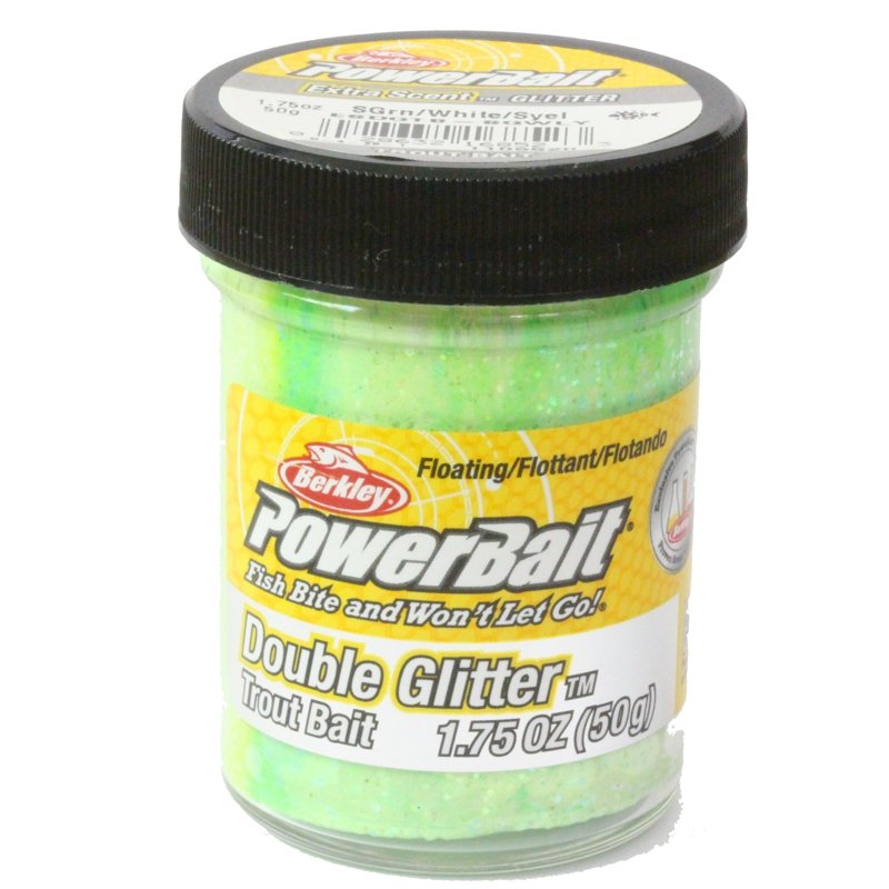 Berkley Powerbait Glitter Trout Bait Spring Green White Sunshine Yellow  Trout Batter