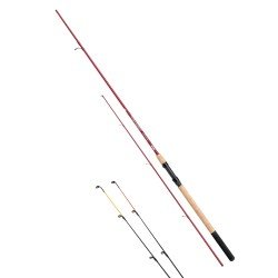 Mitchell Tanager Red CAnna da Pesca Feeder in Carbonio