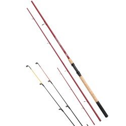 Mitchell Tanager Red Fishing Rod Carbon Feeder 3 Sections