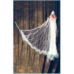 Professional become entangled fishing net