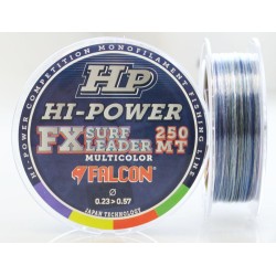 Falcon Thread casting anglers FX Surf Leader 250 mt Multicolor Dual Shock