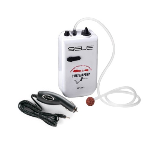 Sele Double Speed Oxygenator with 12v Car Cable Sele - Pescaloccasione