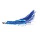 Fishing feather with swooped head 76 mm Sele