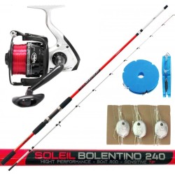 Fishing Kit in Bolentino Canna Mulinello and Lenze