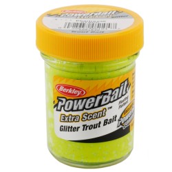 Berkley Powerbait Glitter Trout Bait Chartreuse Batter for Trout