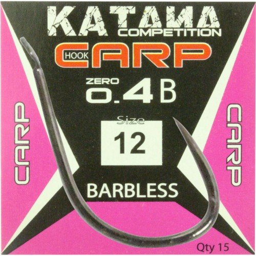 Katana Ami Carp Zero 4 Barbless with Paddle 15 pcs Maver