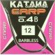 Katana Ami Carp Zero 4 Barbless con Paletta 15 pz Maver