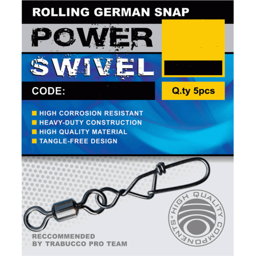 Rolling Snap Swivels Trebuchet German High Tightness Equipment, fishing rods and fishing reels